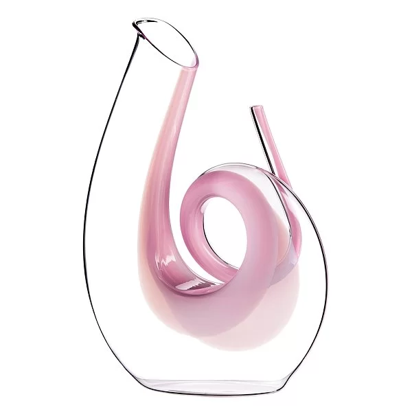 Декантер Curly Pink 1,4 л, хрусталь, ручная работа, Riedel, Австрия, 2011/04 - изобр. 7