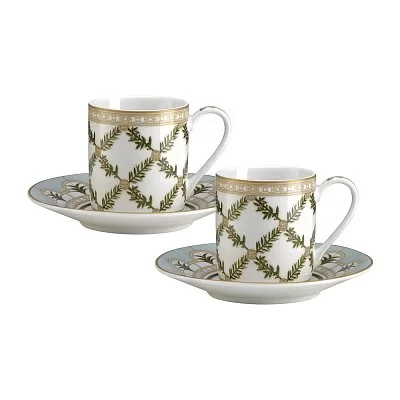 Блюдце кофейное Florentine Turquoise 12,5x1,5 см, материал фарфор, Wedgwood, Великобритания, 50102602008 - изобр. 32