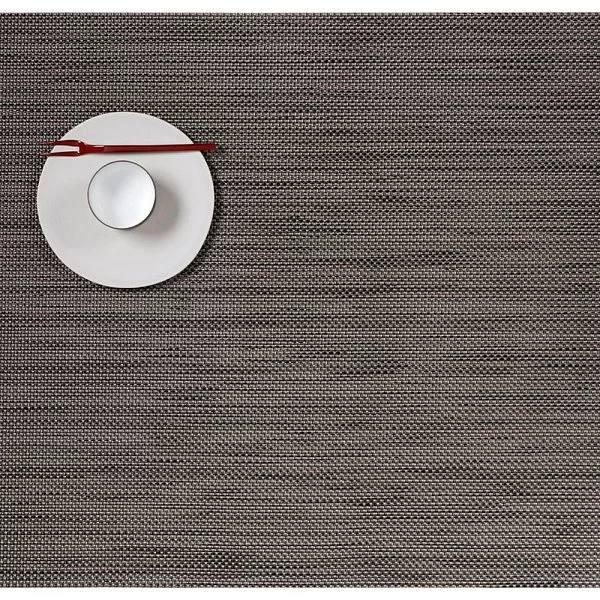 Салфетка подстановочная Mini Basketweave, 36x48см, серебро, Chilewich, 0025-MNBK-LTGR - изобр. 8
