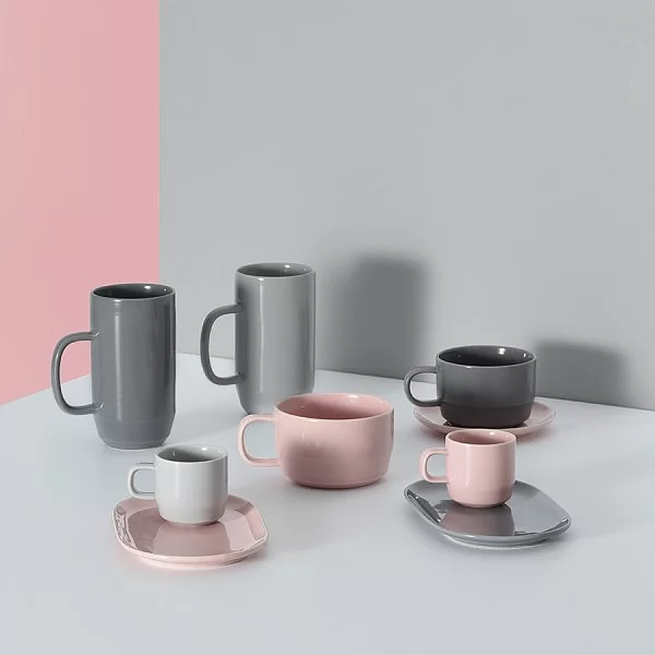 Тарелка десертная Cafe Concept, диаметр 12,5 см, материал каменная керамика, цвет темно-серый, Typhoon, Великобритания, 1401.837V - изобр. 9