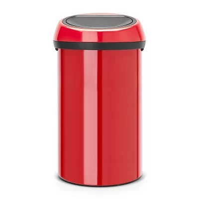 Мусорный бак 2-х секционный Touch Bin Bo объем 30 + 30 л, 54,1x36,3x65,2 см, нержавеющая сталь, цвет черный матовый, Brabantia, Бельгия, 221484 - изобр. 46
