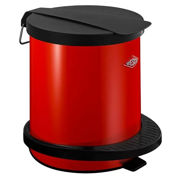 Мусорный бак с педалью Pedal bin 101 5 л, цвет красный, нержавеющая сталь, Wesco, Германия, 101012-02 - изобр. 7