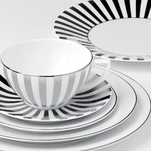Чашка чайная Jasper Conran Platinum 250 мл, материал фарфор, цвет белый, Wedgwood, Великобритания, 50161609644 - изобр. 9