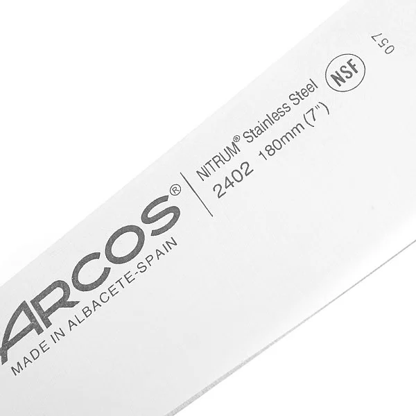 Нож кухонный разделочный 18 см нержавеющая сталь Nitrum, серия Colour-prof, Arcos, 2402 - изобр. 8