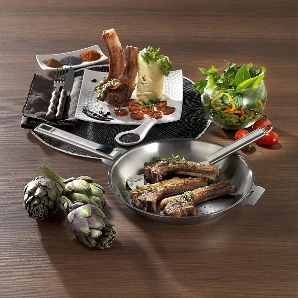 Сковорода Casteline 26 см, нержавеющая сталь 18/10, зеркальная полировка, Cristel, Франция, P26QMP - изобр. 11