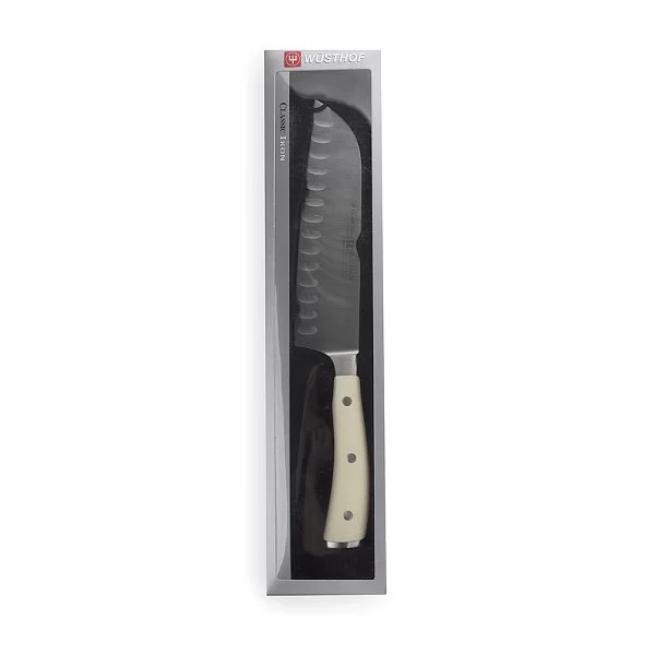 Нож японский шеф Ikon Cream White, 17см, Wusthof, 4176-0 WUS - изобр. 10