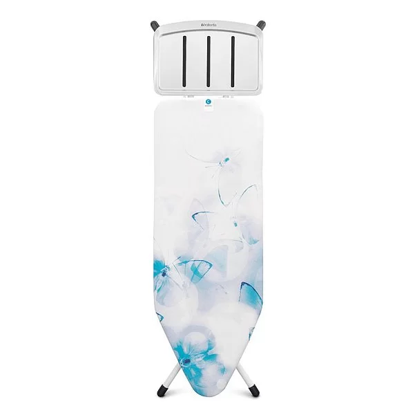 Гладильная доска 124x45 см, декор чехла "Бабочки", Brabantia, Бельгия, 111488 - изобр. 8