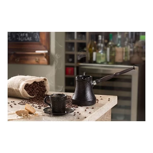 Турка для кофе Ibriks Hammered 350 мл, цвет черный, Сeraflame, D9411 - изобр. 11