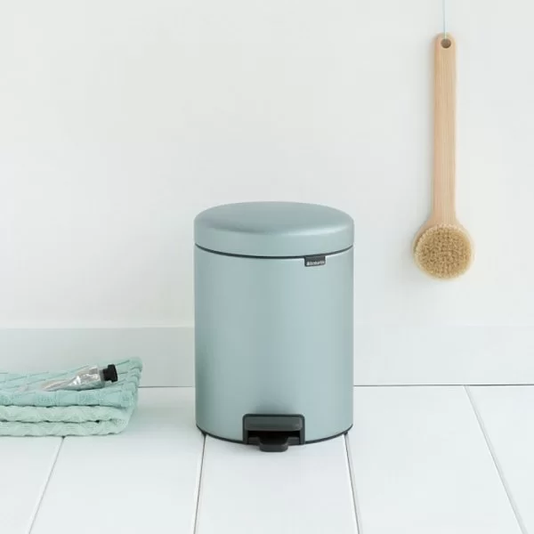 Мусорный бак с педалью NewIcon, 5л, мятный металлик, Brabantia, 112942 - изобр. 10