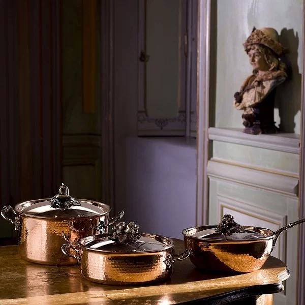 Кастрюля с декорированной крышкой Opus Cupra, объем 1,5 л, медь + нержавеющая сталь, Ruffoni, CR16 Ruffoni - изобр. 9