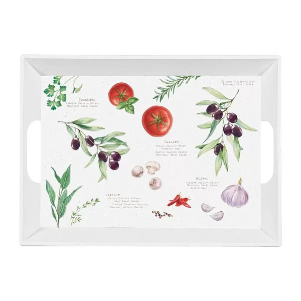 Поднос "Домашняя кухня" 51х38 см, пластик, Easy Life, Италия, EL-R0347_HOMK - изобр. 7