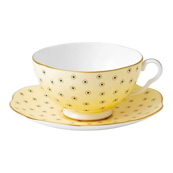 Чайная пара Polka 180 мл, материал фарфор, цвет желтый, Wedgwood, Великобритания, 40001489 - изобр. 7