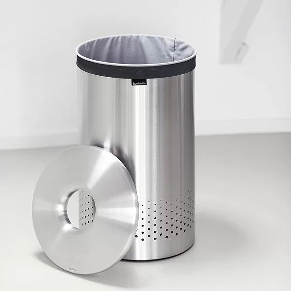 Бак для белья 60л, стальной матовый, Brabantia, 105180 - изобр. 9
