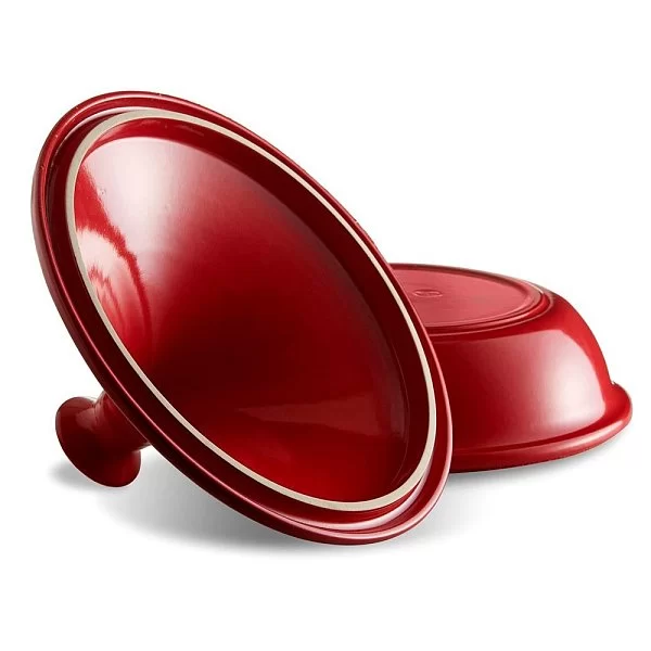 Тажин керамический 2 л, диаметр 27 см, цвет гранат, Emile Henry, Франция, 345626 - изобр. 8