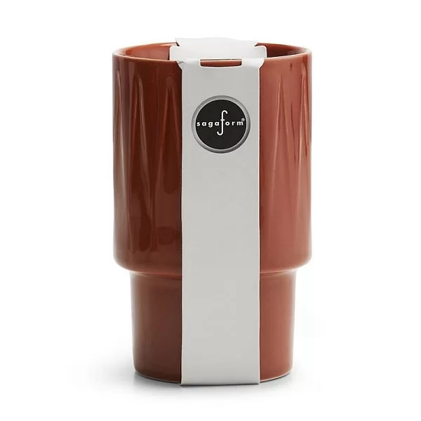 Стакан для латте Coffee and More, 400 мл, керамика, цвет коричневый, SagаForm, Швеция, 5018100 - изобр. 8