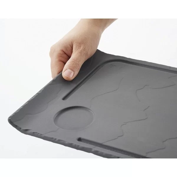 Фарфоровое блюдо прямоугольное Basalt, 39,5х24х2 см, цвет черный, Revol, Франция, 642667 - изобр. 8