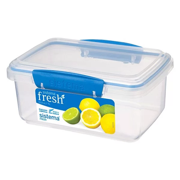Контейнер пищевой FRESH 17,5х11,7х8 см, материал пластик, цвет голубой, Sistema, Новая Зеландия, SI921600 - изобр. 7