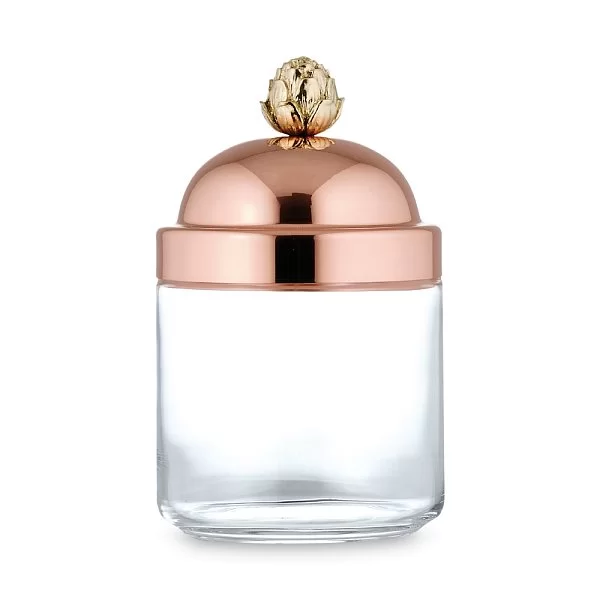 Банка для хранения сыпучих продуктов 750 мл серия Barattoli, стекло + медь, Ruffoni, Италия, 8011 Ruffoni - изобр. 7