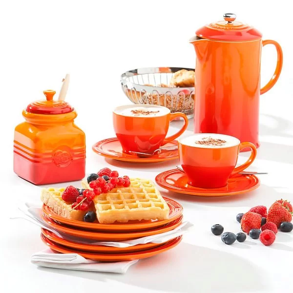 Френч-пресс 800 мл, материал керамика, цвет оранжевый, Le Creuset, Франция, 91028200090000 - изобр. 9