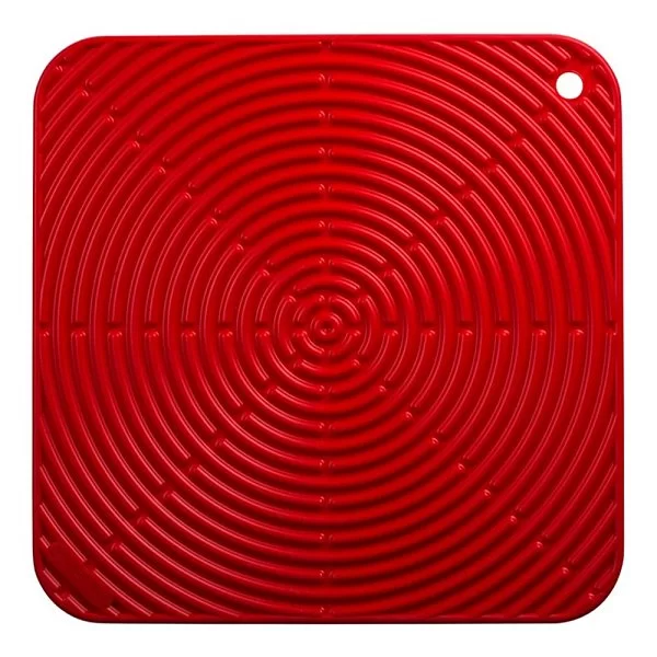 Подставка под горячее 29х29 см, материал силикон, цвет вишневый, Le Creuset, Франция, 93005629060000 - изобр. 7