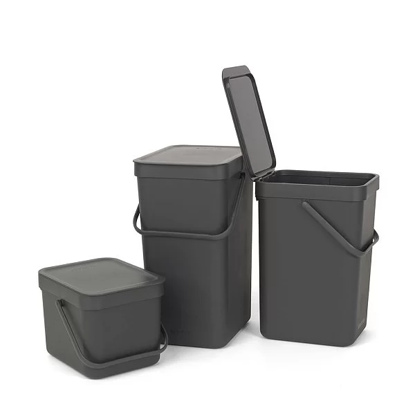 Мусорное ведро Sort & Go встраиваемое, 16л, серый, Brabantia, 109966 - изобр. 12