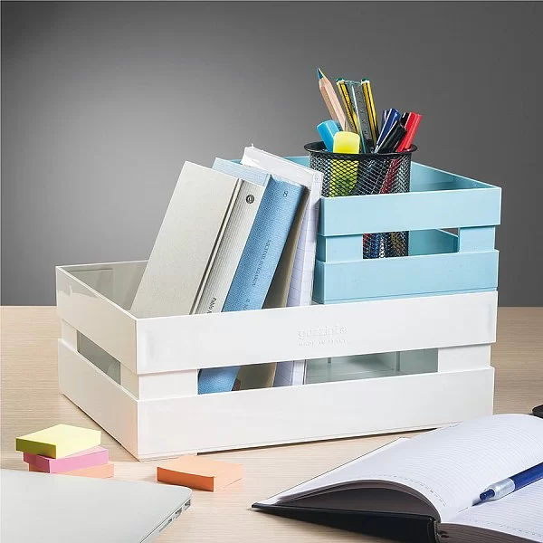 Ящик для хранения Tidy&Store 22,4x5,4x8,7 см, материал суперпластик, цвет голубой, Guzzini, Италия, 169300134 - изобр. 8