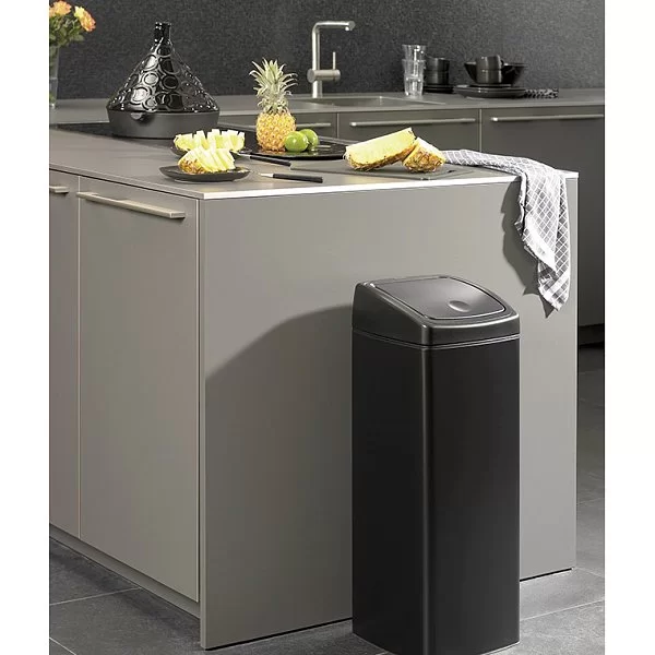 Мусорный бак Touch Bin 25л, черный матовый, Brabantia, 415906 - изобр. 10