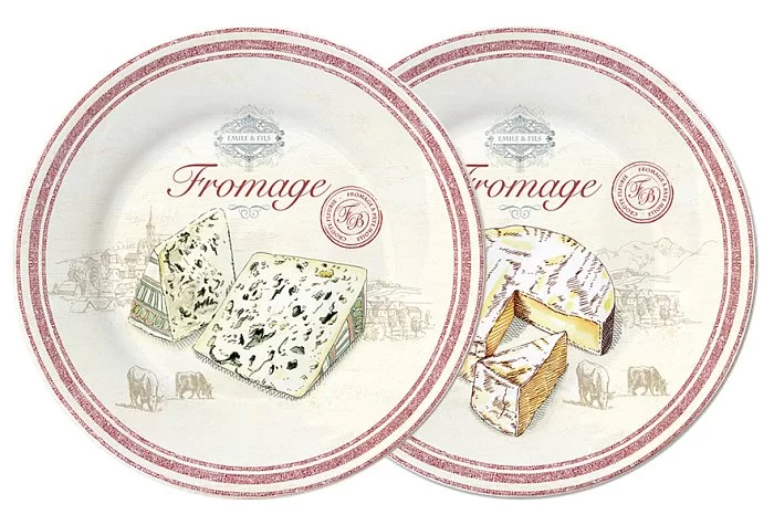 Набор из 4-х десертных тарелок Fromage 19 см, фарфор, Easy Life, EL-0463_FRMA - изобр. 9