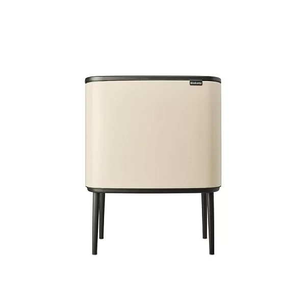 Мусорный бак Bo Touch Bin, 3 секции по 11 л, 68x54x31 см, нержавеющая сталь, цвет бежевый, Brabantia, Бельгия, 201608 - изобр. 7