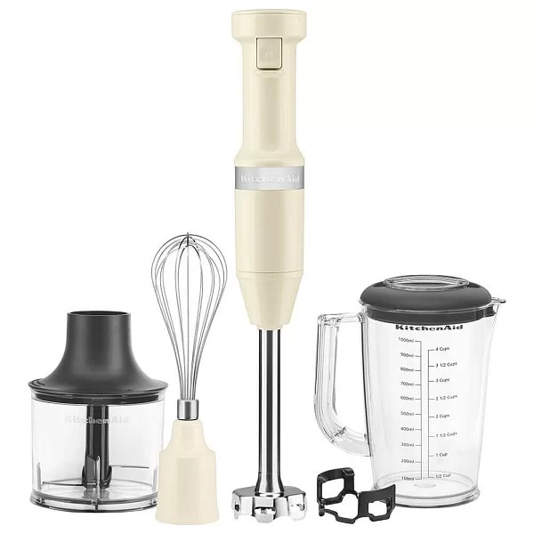 Погружной блендер с аксессуарами, 5 скоростей, цвет кремовый, Kitchen Aid, США, 5KHBV83EAC - изобр. 7