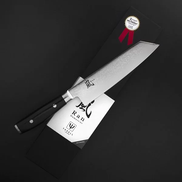 Нож кухонный Kiritsuke 20 см RAN материал лезвия сталь VG-10 Laminated, Yaxell, Япония, YA36034 - изобр. 12