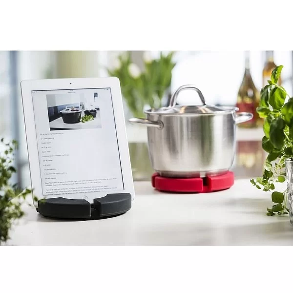 Подставка силиконовая Red Kitchen, диаметр 17 см, силикон, красный, SagаForm, Швеция, 5017205 - изобр. 11