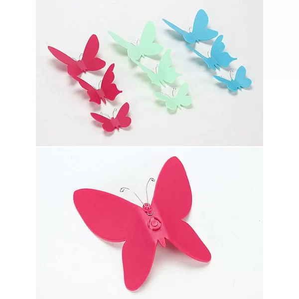 Декор для стен Mariposa 9 шт, цвет мультиколор, материал полипропилен, Umbra, Канада, 470130-022 - изобр. 10