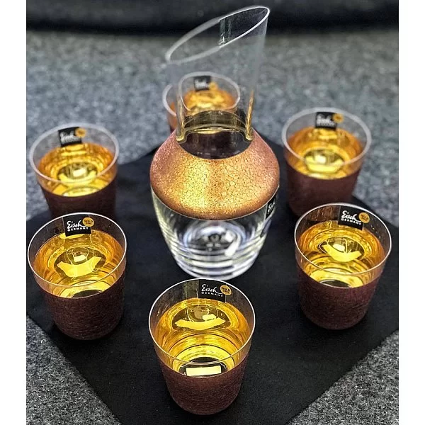 Графин Rosegold 750 мл, хрусталь, цвет розовое золото, Eisch, Германия, 74479410 - изобр. 8