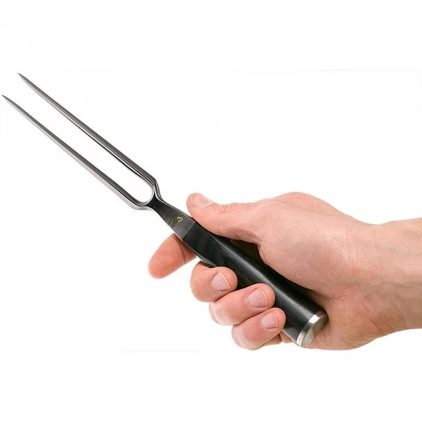Вилка для мяса Shun Classic длина лезвия 16,5 см, нержавеющая сталь, Kai, Япония, DM-0709 - изобр. 10