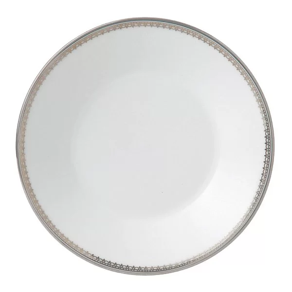 Блюдце чайное Vera Wang Lace Platinum 14 см, материал фарфор, цвет белый, Wedgwood, Великобритания, 50127202603 - изобр. 7