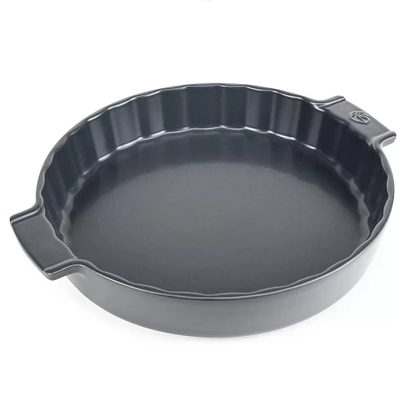 Форма для пирога, диаметр 33 см, цвет серый, керамика, Peugeot, Франция, 60404 - изобр. 7