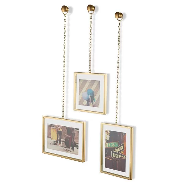 Мультирамка Fotochain 3шт, цвет золотой, материал металл + стекло, Umbra, Канада, 311335-221 - изобр. 8