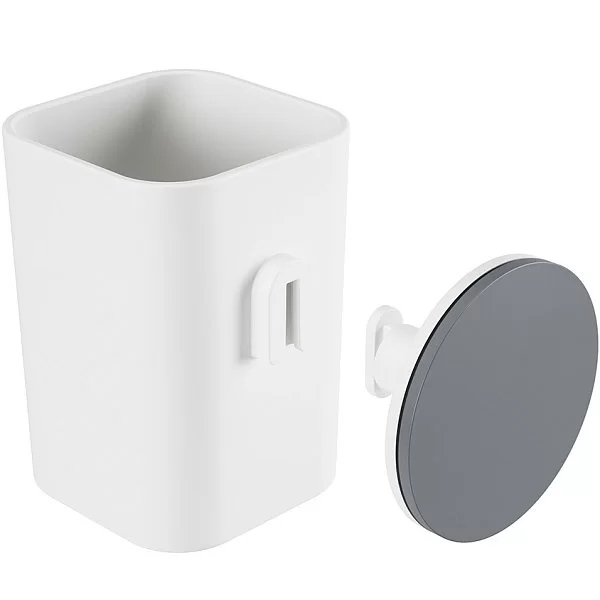 Стакан для зубных щеток Flex 10x7x11 см, материал пластик, цвет белый, Umbra, 1014160-660 - изобр. 9