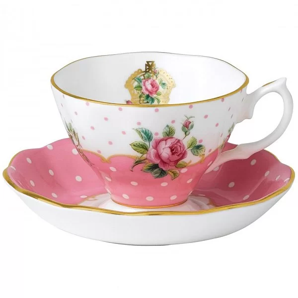 Чашка с блюдцем Cheeky Pink 200 мл материал фарфор, Royal Albert, Великобритания, CHEPNK26581 - изобр. 7