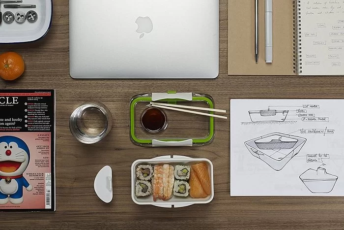 Ланч-бокс Bento Box бирюзовый, Black+Blum, BT005 - изобр. 10