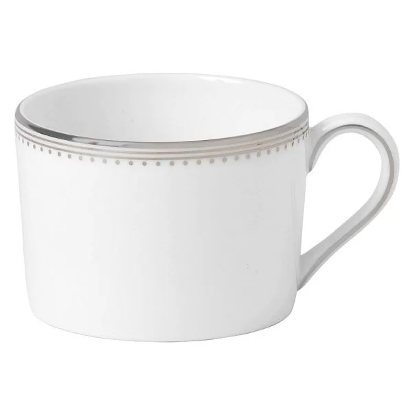 Чашка чайная Vera Wang Grosgrain 150 мл, материал фарфор, цвет белый, Wedgwood, Великобритания, 50116404603 - изобр. 7