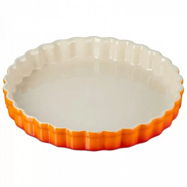Форма для пирога рифлёная 28 см, цвет огненная лава, керамика, Le Creuset, Франция, 71120280900001 - изобр. 7