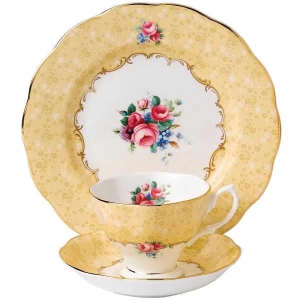 Чайный набор на 1 персону 1990 Bouquet 3 предмета, материал фарфор, Royal Albert, Великобритания, 40017539 - изобр. 7