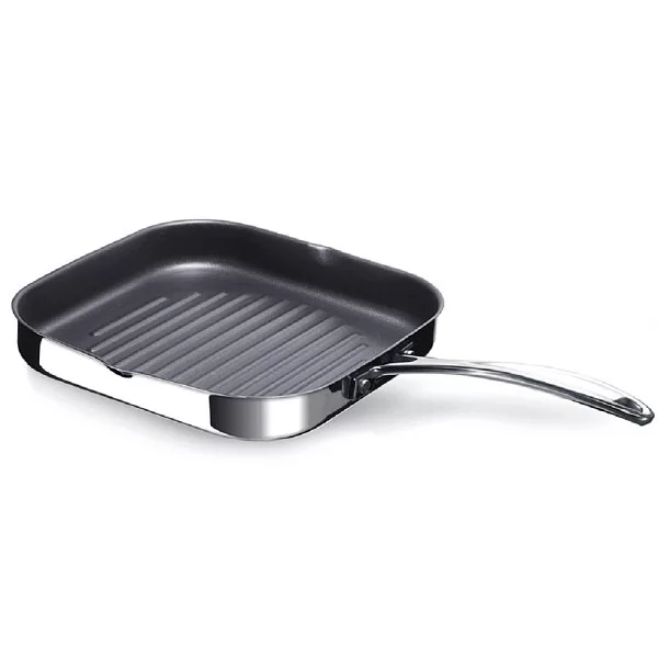 Сковорода-гриль антипригарная Chef 26,5x26,5 см, нержавеющая сталь 18/10, BEKA, Бельгия, 12068284 - изобр. 7