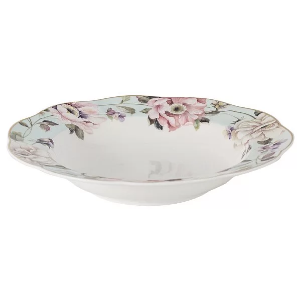 Обеденный сервиз "Весенний сад" на 6 персон 27 предметов, костяной фарфор, цвет белый, Anna Lafarg Emily, AL-M2265_27-E9 - изобр. 9