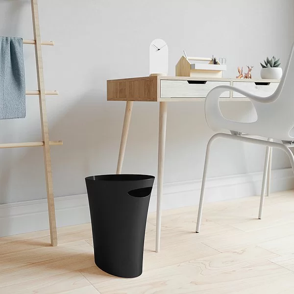 Контейнер мусорный Skinny 17x33x34 см, материал пластик, цвет черный, Umbra, Канада, 1014555-040 - изобр. 8