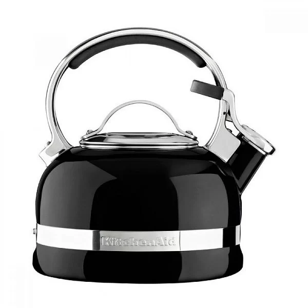 Чайник наплитный 1,9 л, со свистком, черный, Kitchen Aid, KTEN20SBOB - изобр. 7
