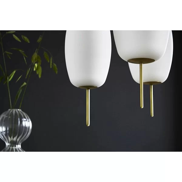 Лампа подвесная Silk 16x55 см, материал опальное стекло, цвет белый, Frandsen, Дания, 1577_01184001 - изобр. 8