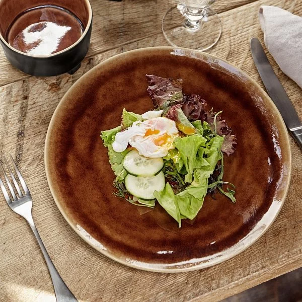 Тарелка обеденная Riviera 27 см материал керамика, цвет коричневый, Costa Nova, Португалия, NAP275-TER(NAP275-01616G) - изобр. 9